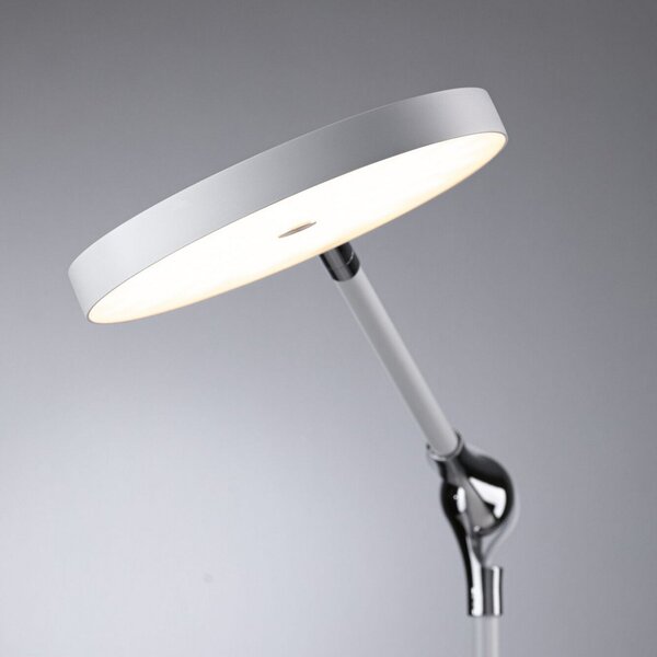 Lampade da tavolo Paulmann, Numis, dimmerabile, Bianco, Studio / Ufficio, Metallo, Moderno