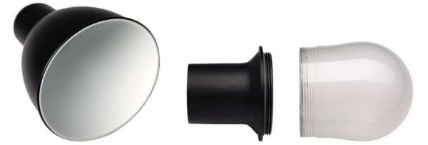 Applique da parete Lampe Gras, Nero, Bagno, Metallo