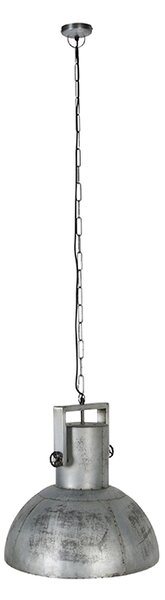 Lampada a sospensione industriale grigia 40 cm - Samia Sabo