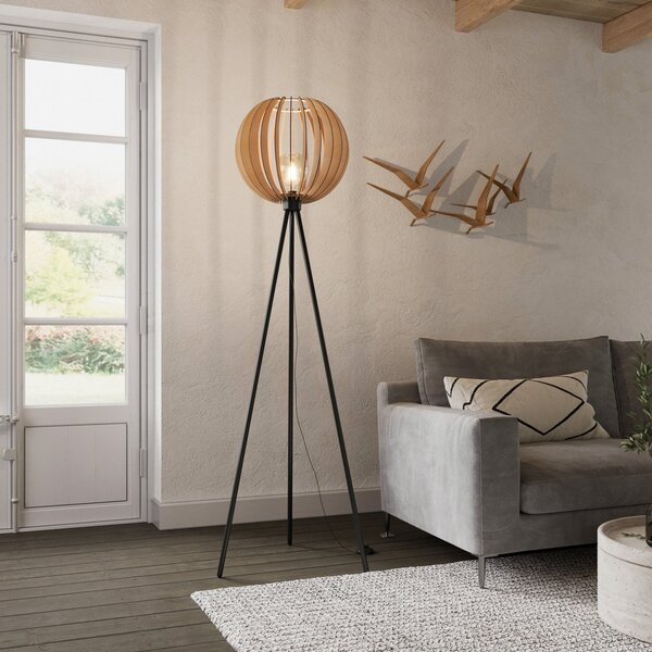 Lampada da terra Envostar, Clay, Nero, Soggiorno, Metallo, Scandinavo