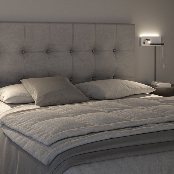 Applique da parete Paulmann, Serra, dimmerabile, Bianco, Camera da letto, Ottone, Moderno