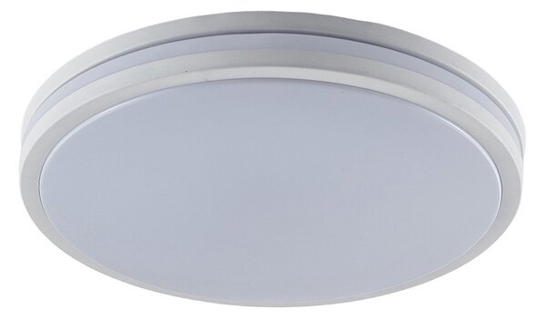 Plafoniera Lindby, Arnim, dimmerabile, Bianco, Bagno, Plastica, Moderno
