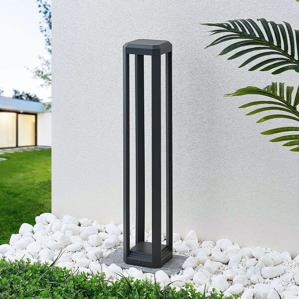 Lampade da esterno Lucande, Fery, Nero, Terrazza, Metallo, Moderno