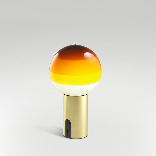 Lampade da tavolo MARSET, Dipping Light, dimmerabile, Beige, Soggiorno, Vetro, Design