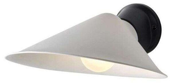 Plume Applique da Parete Nero/Porcelain