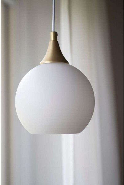 Lampada a sospensione Globen Lighting, Marrone / Ruggine, Soggiorno, Vetro