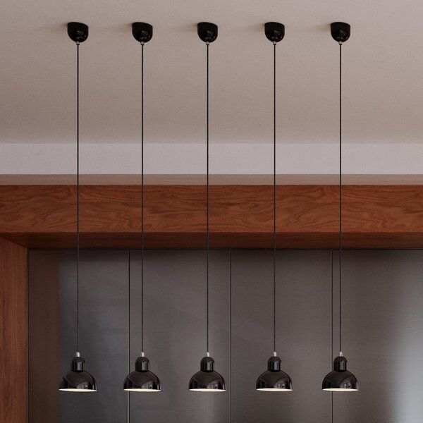 Lampada a sospensione FRITZ HANSEN, Kaiser Idell 6722-P, dimmerabile, Nero, Soggiorno, Metallo, Design