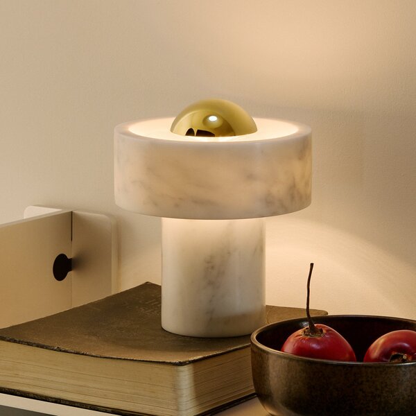 Lampade da tavolo Tom Dixon, Stone, dimmerabile, Soggiorno, Marmo, Design