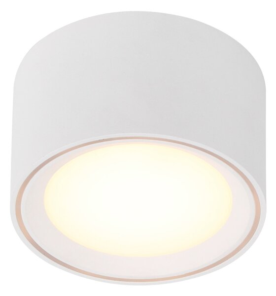 Plafoniera Nordlux, Fallon, dimmerabile, Bianco, Soggiorno, Metallo, Moderno