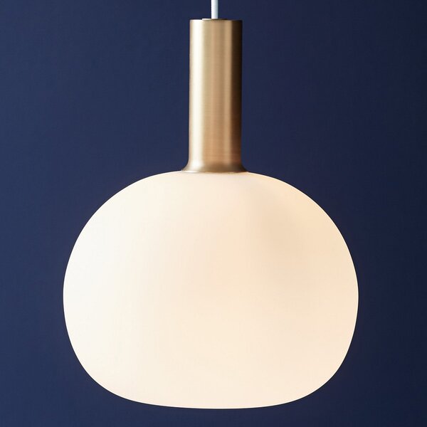 Lampada a sospensione Nordlux, Alton, dimmerabile, Bianco, Soggiorno, Vetro, Moderno