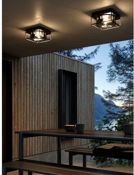 Plafoniera Nordlux, Grigio, Terrazza, Metallo