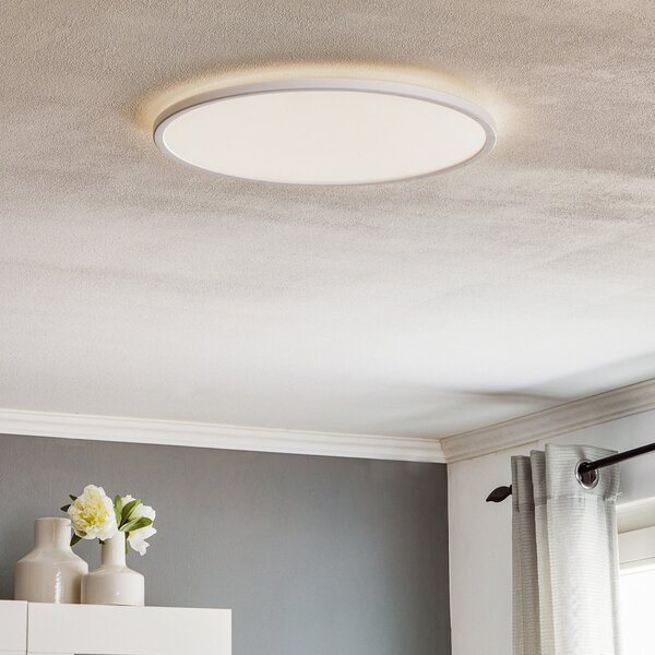 Plafoniera Nordlux, Oja, dimmerabile, Bianco, Soggiorno, Plastica, Moderno