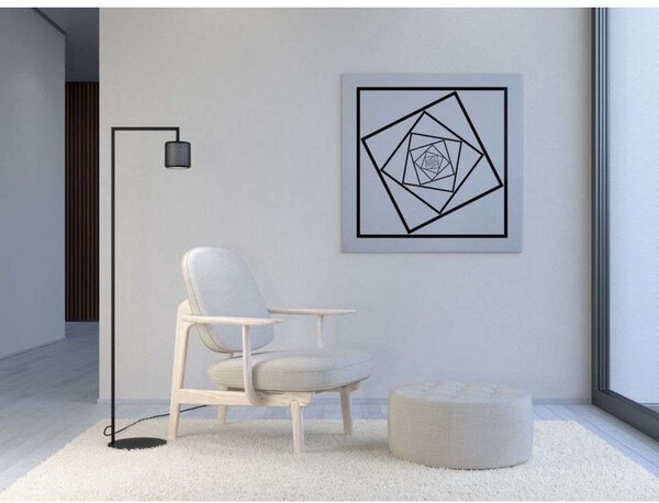 Lampada da terra Herstal, Nero, Soggiorno, Metallo