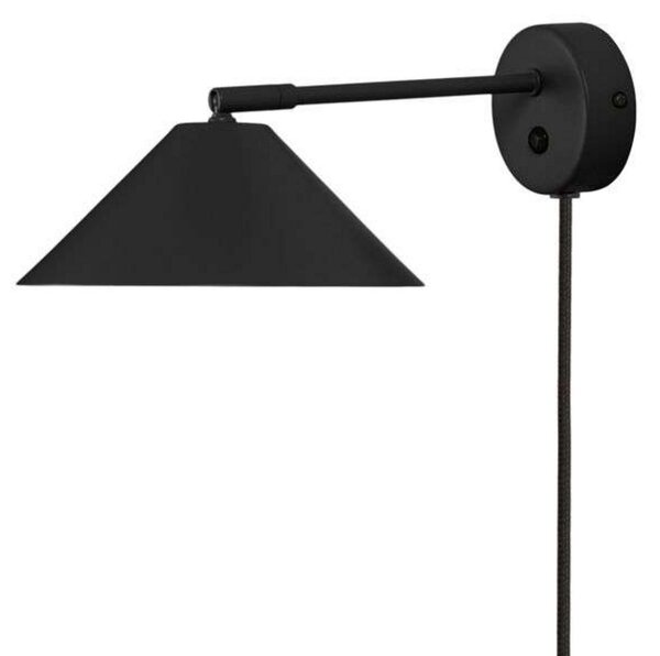 Applique da parete Globen Lighting, Cannes, Nero, Soggiorno, Metallo, Design