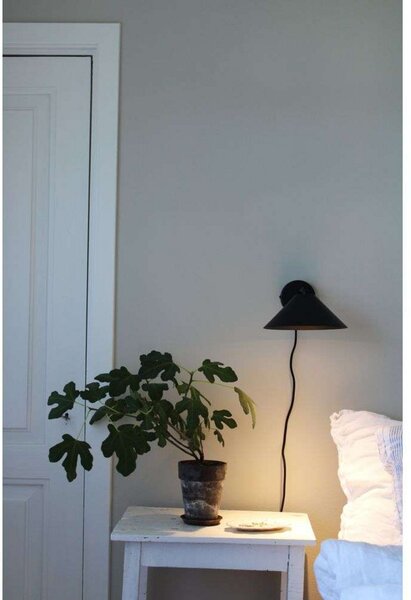 Applique da parete Globen Lighting, Cannes, Nero, Soggiorno, Metallo, Design