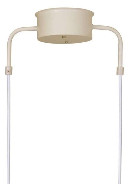 Lampada a sospensione Globen Lighting, CURVE 3, dimmerabile, Beige, Cucina, Metallo, Vintage