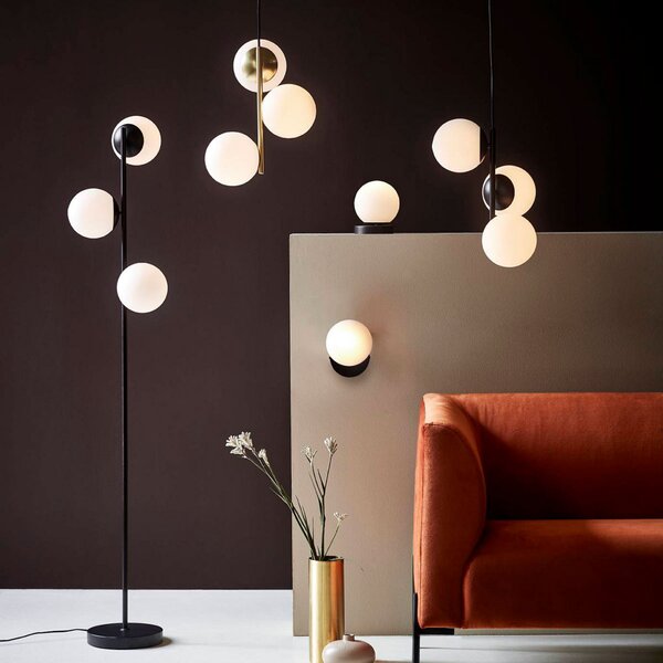Lampada a sospensione Nordlux, Lilly, dimmerabile, Bianco, Soggiorno, Vetro, Scandinavo