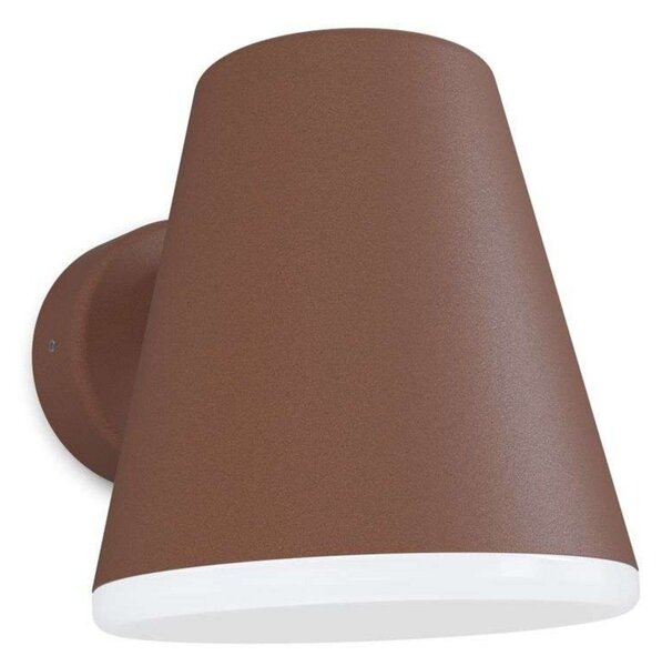 Lampade da esterno Belid, dimmerabile, Marrone / Ruggine, Terrazza, Vetro