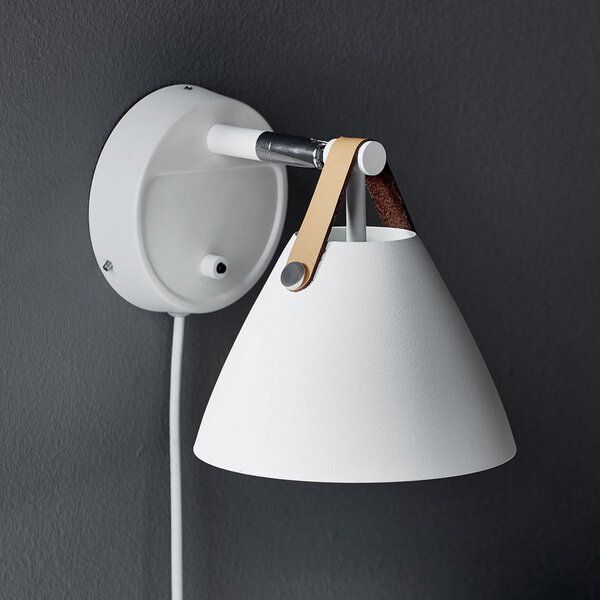 Applique da parete DFTP by Nordlux, Strap, Bianco, Soggiorno, Metallo, Moderno