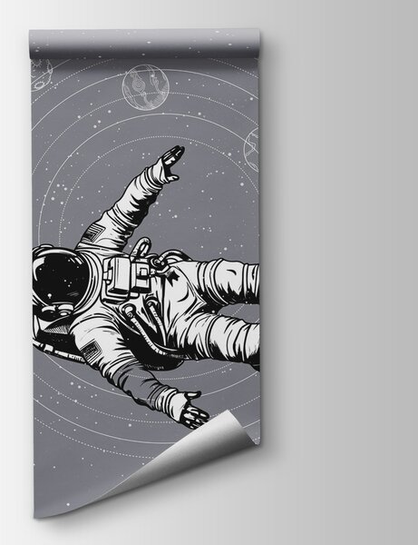 Carta da parati Un astronauta che fluttua nello spazio, Carta da parati Spazio, Carta da parati popolare, w00712v4 - Tapeko.it