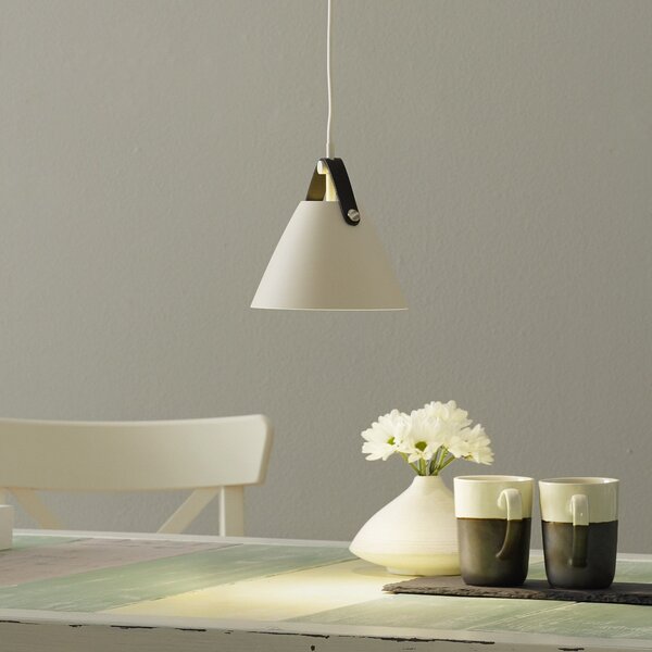 Lampada a sospensione DFTP by Nordlux, Strap, dimmerabile, Bianco, Soggiorno, Metallo, Moderno