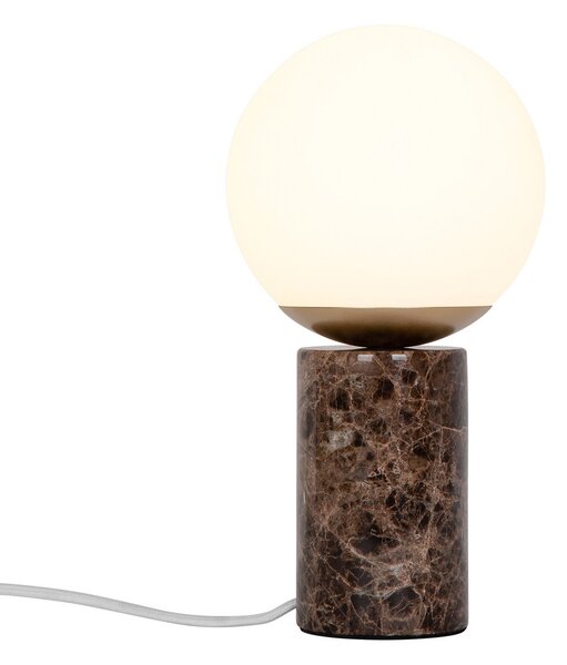 Lampade da tavolo Nordlux, Lilly Marble, Marrone / Ruggine, Soggiorno, Pietra