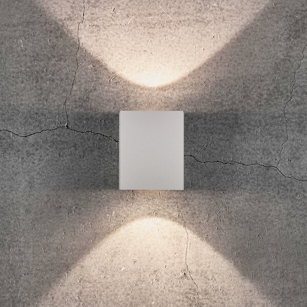 Lampade da esterno Nordlux, Canto Kubi 2, Bianco, Metallo, Moderno