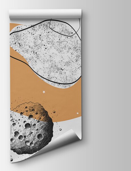 Carta da parati Un astronauta che corre nello spazio, Carta da parati Spazio, Carta da parati popolare, w01436v1 - Tapeko.it