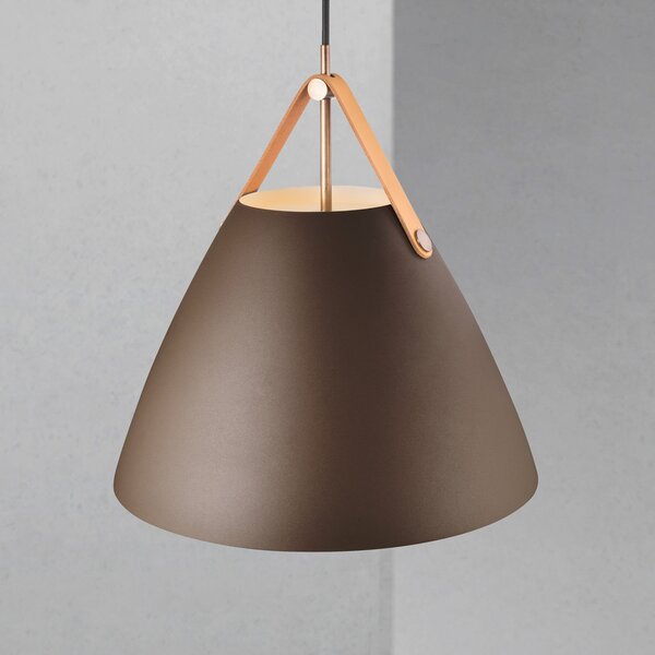 Lampada a sospensione DFTP by Nordlux, Strap, dimmerabile, Marrone / Ruggine, Soggiorno, Metallo, Scandinavo