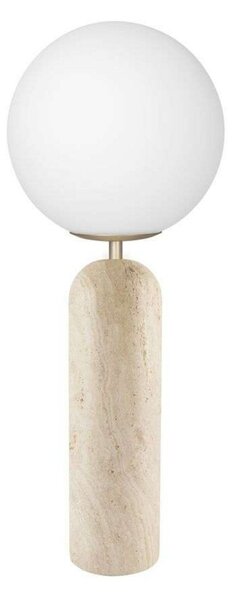 Lampade da tavolo Globen Lighting, Torrano, Beige, Soggiorno, Vetro, Design