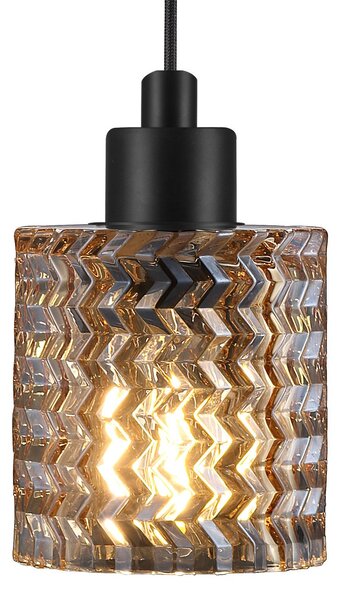 Lampada a sospensione Nordlux, Hollywood, dimmerabile, Marrone / Ruggine, Soggiorno, Vetro, Moderno
