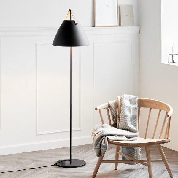 Lampada da terra DFTP by Nordlux, Strap, Nero, Soggiorno, Metallo, Scandinavo
