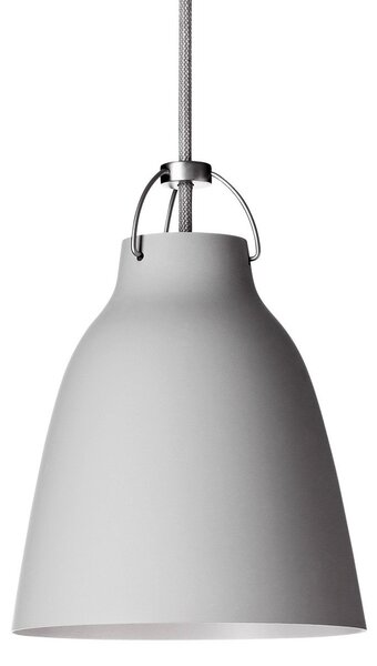 Lampada a sospensione FRITZ HANSEN, Caravaggio P1, dimmerabile, Grigio, Soggiorno, Metallo, Design