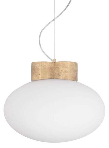 Lampada a sospensione Globen Lighting, Beige, Sala da pranzo, Vetro