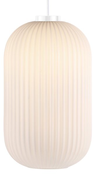 Lampada a sospensione Nordlux, Milford 20, dimmerabile, Bianco, Soggiorno, Vetro, Scandinavo