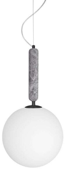 Lampada a sospensione Globen Lighting, Grigio, Sala da pranzo, Vetro