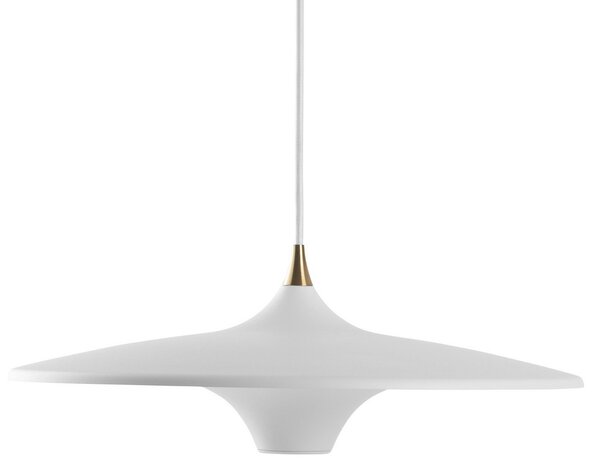 Lampada a sospensione LOOM DESIGN, Moja, dimmerabile, Bianco, Soggiorno, Alluminio, Moderno