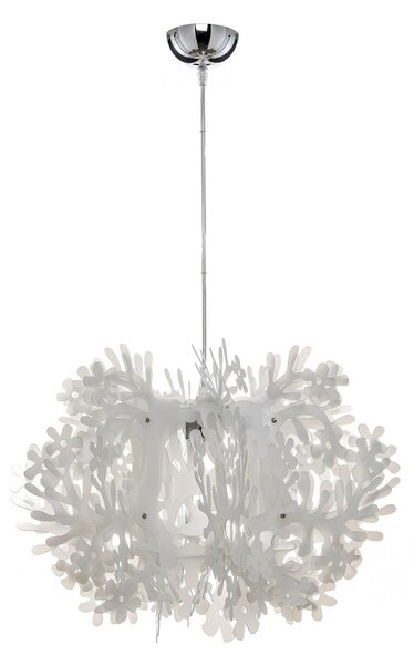 Lampada a sospensione Slamp, FIORELLA, dimmerabile, Bianco, Soggiorno, Plastica, Design