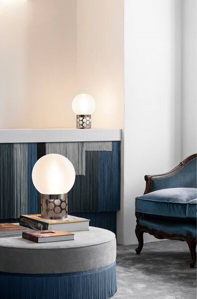 Lampade da tavolo Slamp, Dorato / Ottone, Soggiorno, Plastica