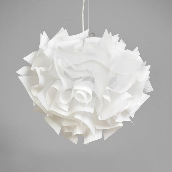 Lampada a sospensione Slamp, VELI, dimmerabile, Bianco, Soggiorno, Plastica, Design
