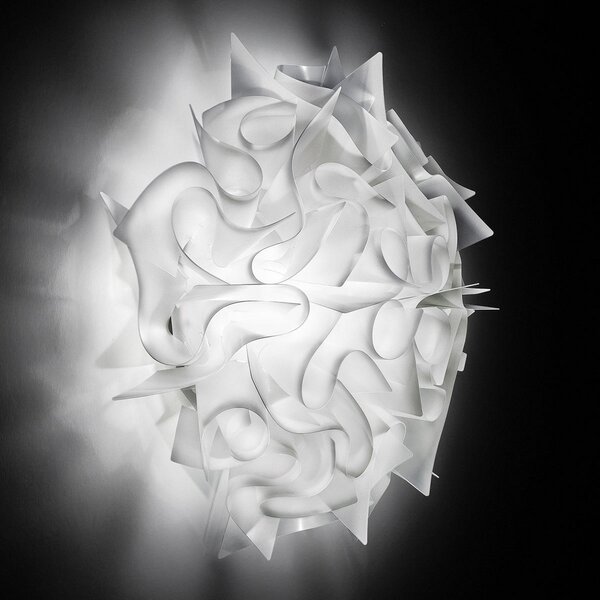 Applique da parete Slamp, VELI, dimmerabile, Bianco, Soggiorno, Plastica, Design