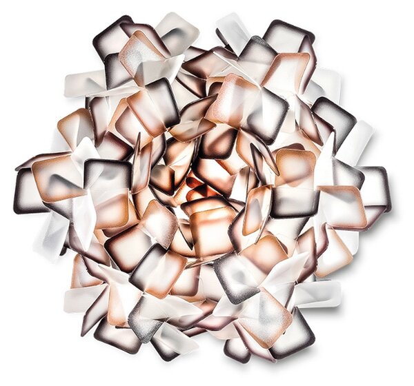 Applique da parete Slamp, CLIZIA, Arancione, Soggiorno, Plastica, Design