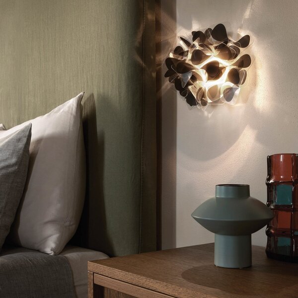 Applique da parete Slamp, Clizia Mama Non Mama, dimmerabile, Nero, Soggiorno, Plastica, Design
