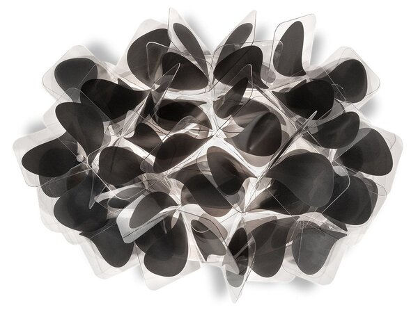 Applique da parete Slamp, Clizia Mama Non Mama, dimmerabile, Nero, Soggiorno, Plastica, Design