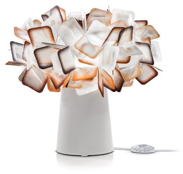 Lampade da tavolo Slamp, Clizia, Bianco, Sala da pranzo, Plastica, Moderno