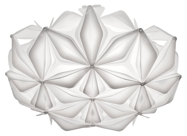 Plafoniera Slamp, La Vie M, dimmerabile, Bianco, Soggiorno, Plastica, Design