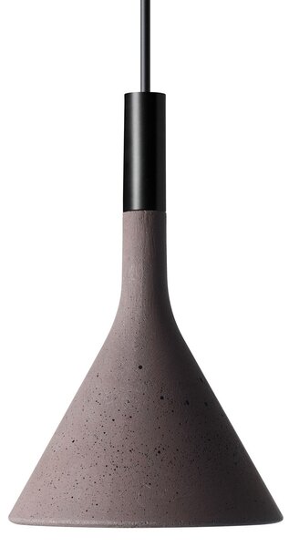 Lampada a sospensione Foscarini, Aplomb Mini, dimmerabile, Marrone / Ruggine, Cucina, Cemento, Design