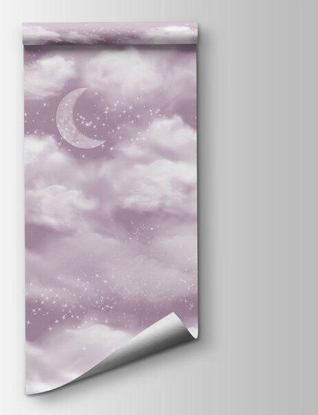 Carta da parati La luna nel cielo, Carta da parati Cielo, Carta da parati popolare, w02515v3 - Tapeko.it