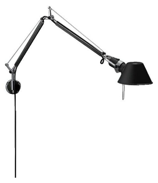 Applique da parete Artemide, Nero, Studio / Ufficio, Alluminio, Design