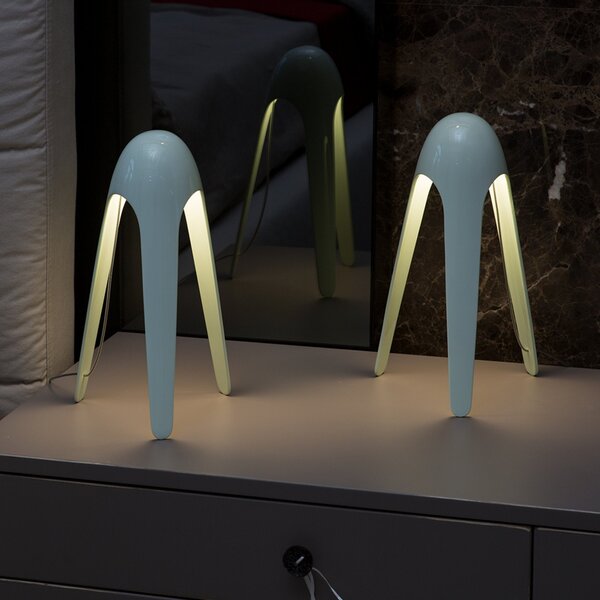 Lampade da tavolo Martinelli Luce, Cyborg, Blu, Soggiorno, Metallo, Design